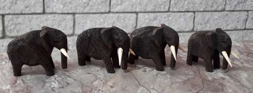 Tiny Elephants - wood (+free shipping)